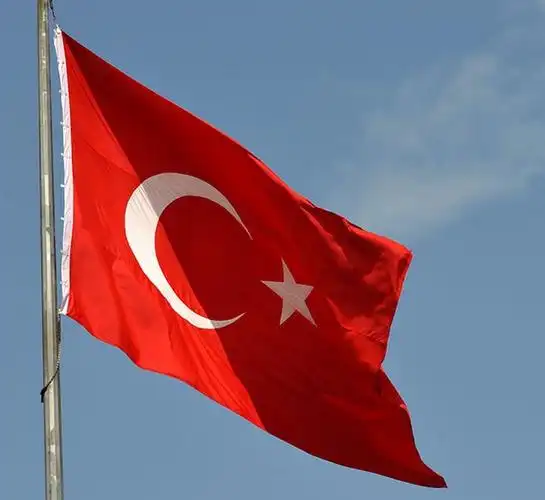 【90*150cm 土耳其国旗 flag of turkey 3*5ft 4号涤纶旗帜 打孔】价