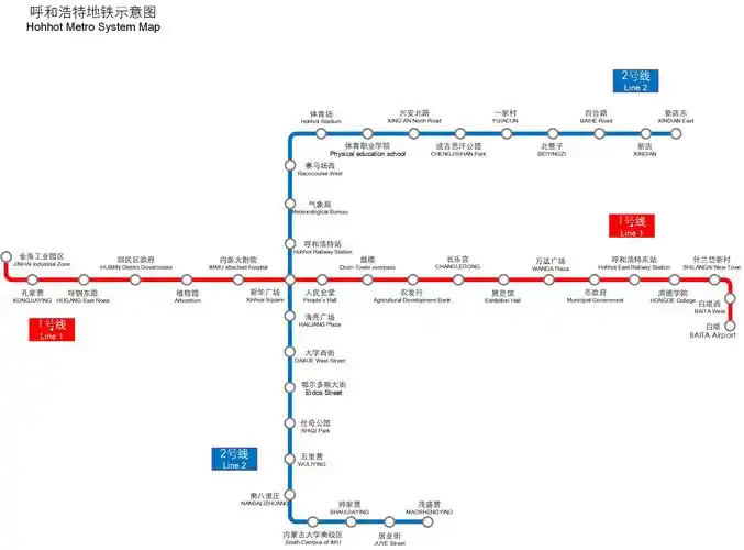 呼和浩特地铁线路图_呼和浩特地铁规划图