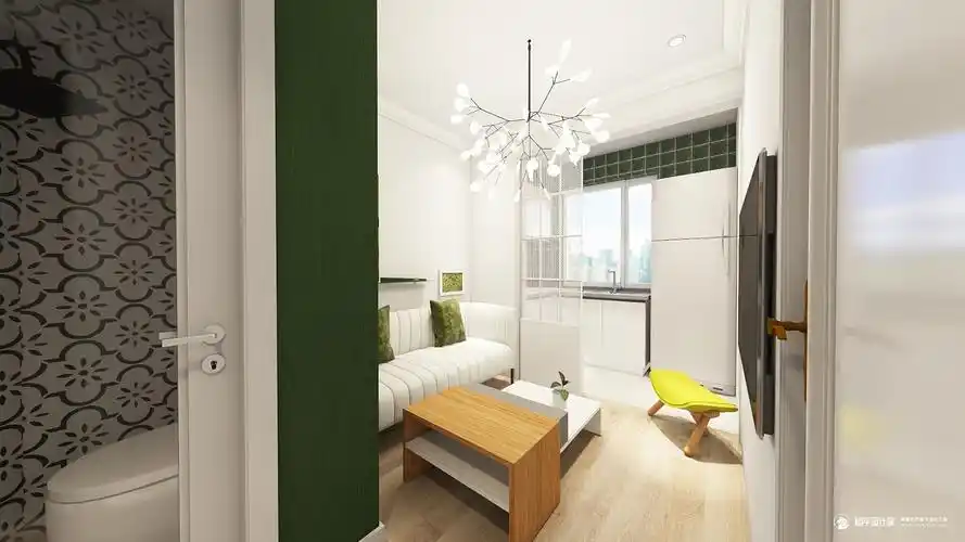 北欧风格一室一厅装修设计效果图