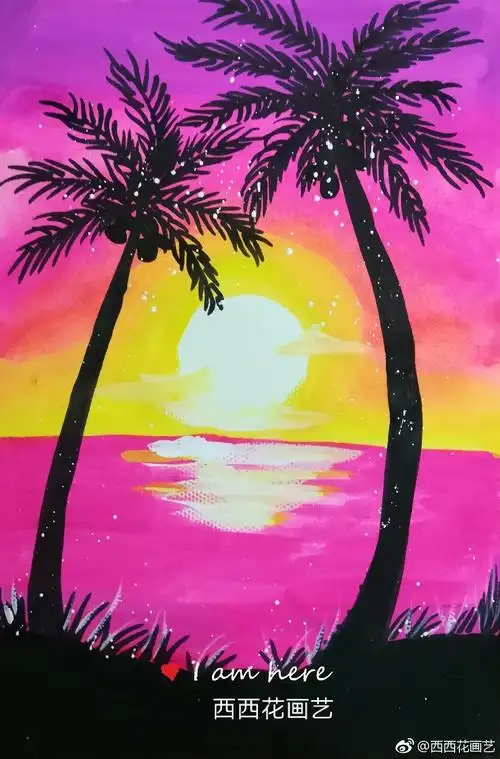 简单平涂适合初级～～蔬菜篮子平涂法:最常用了!