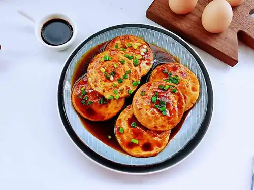 鸡蛋花样吃法,蒜香糖醋荷包蛋