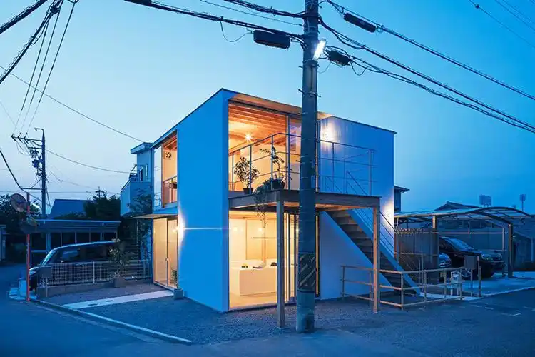 住宅空间,私人住宅设计,别墅设计,商住两用宅,建筑设计,正方形之家,八