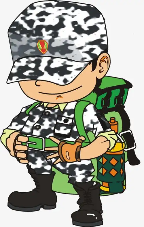 关键词 : 军人,迷彩,白色,黑色