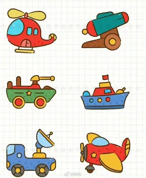 简笔画#简单好看的简笔画,带孩子画吧