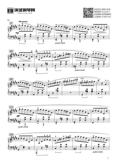 肖邦:升c小调钢琴圆舞曲op.64no.