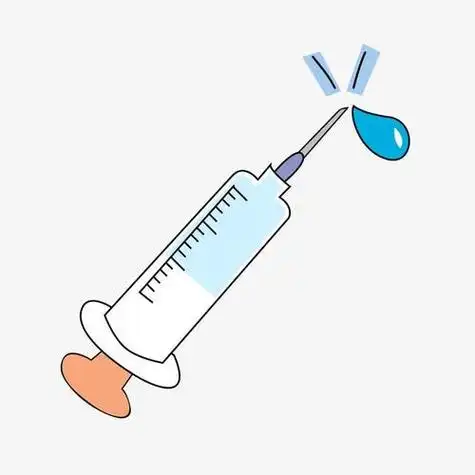 卡通手绘注射器图片