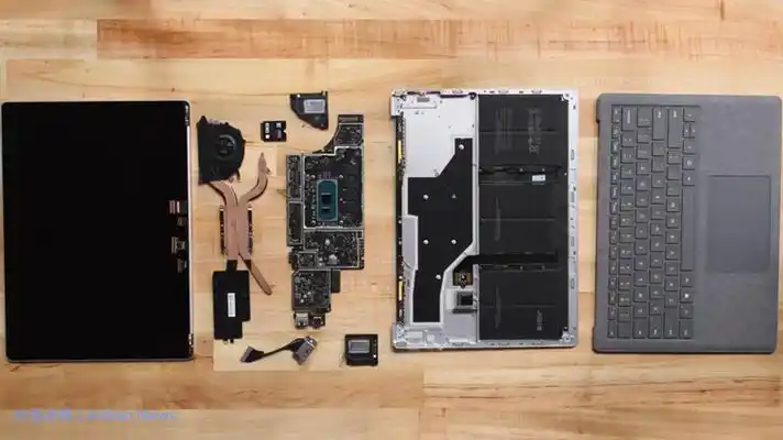 视频surfacelaptop3非常容易拆解更换硬件但用户绝对不能自己拆机