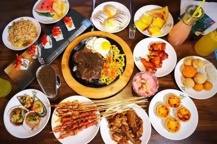 4店通用爆品来袭豪德亨牛排自助餐厅99元抢购原价178元的2份西冷牛排