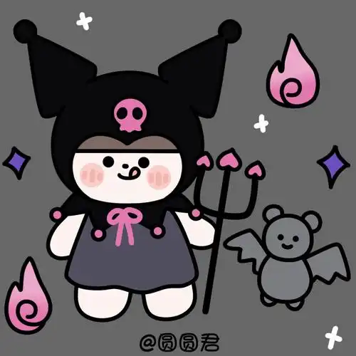 圆圆君头像/可爱卡通女孩头像