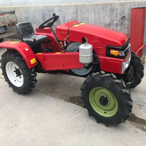 果园28马力四轮旋耕机 菜地小四轮耕地机 多功能拖拉机耕田犁地机