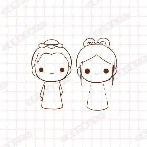 织女简笔画 织女简笔画简单又漂亮