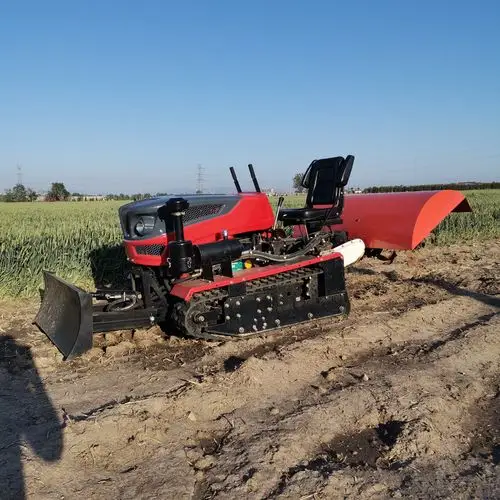 35马力座驾式履带旋耕机 小地块用履带耕地机