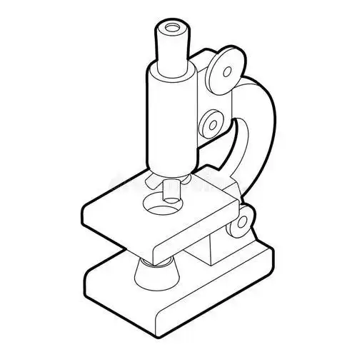 显微镜下东西的简笔画