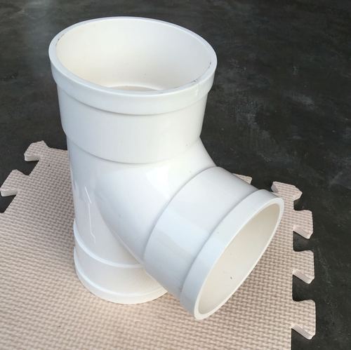 三通pvc排水排水管管件配件顺水90mm接头upvc管