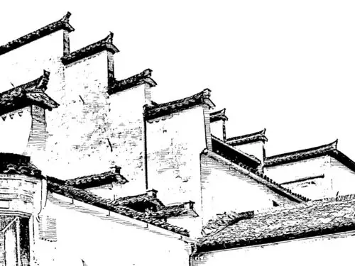 《徽派建筑"钢笔写生"》