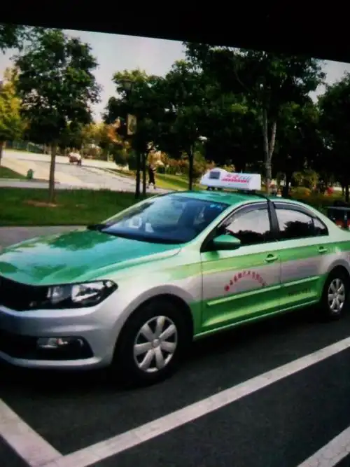 急售大众绿色出租车