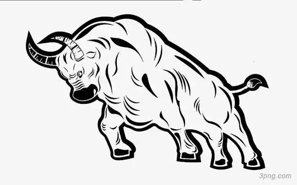 简笔画牛png素材透明免抠图片卡通手绘