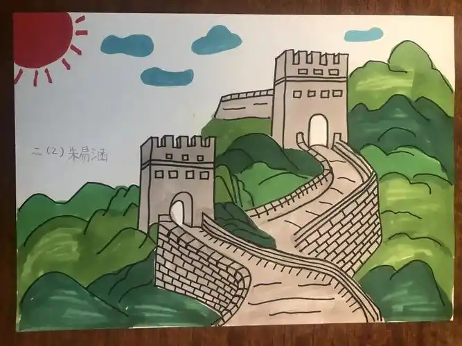 海淀区定慧里小学朱易涵万里长城