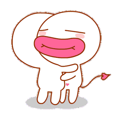拥抱粉色大嘴闭眼红脸蛋gif动图_动态图_表情包下载_soogif