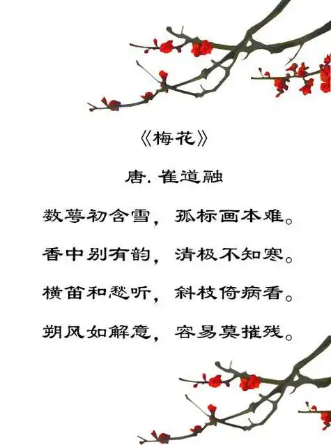 小寒吹来花信风,小寒一过,梅花就开了.古诗词里的梅花先睹为快