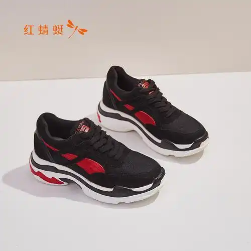 reddragonfly红蜻蜓四季透气织布多色拼接款休闲运动鞋gyb96263