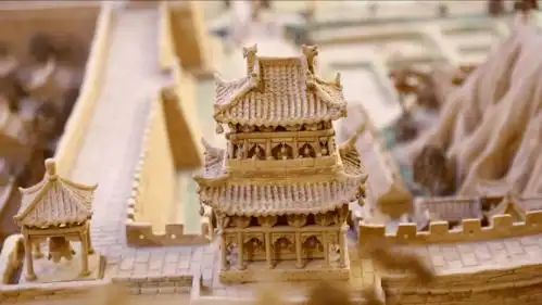 榆林古城最大泥塑沙盘制作完成_建筑