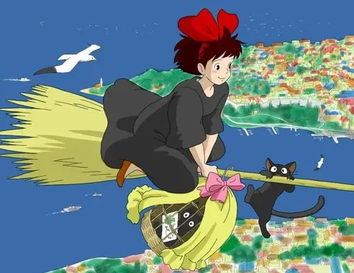 魔女宅急便琪琪的可爱头像系列