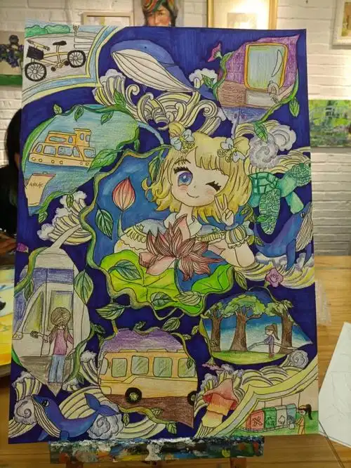 孩子们的比赛作品