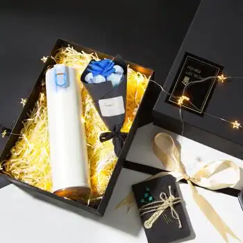 生日礼物男士送给男友朋友送老公的实用特别创意小 智能水杯-珠光白