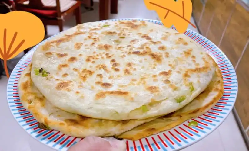 终于学会了做葱油烙饼!