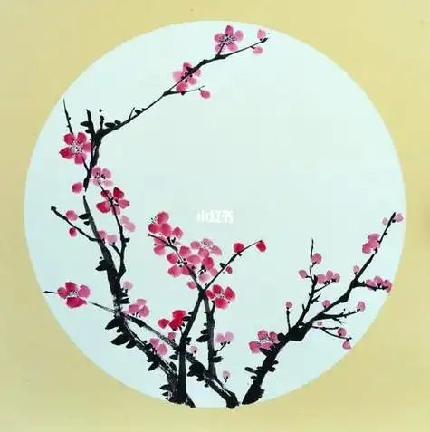 梅花毛笔画 梅花毛笔画图片简单画法