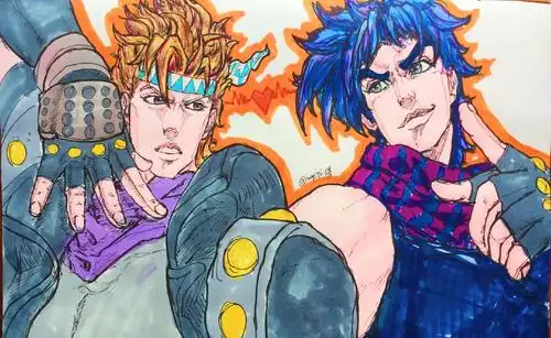 每日一画 西撒和二乔