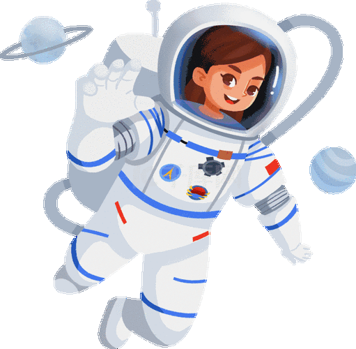火箭发射飞行员女航天员太空行走航空航天动图gif