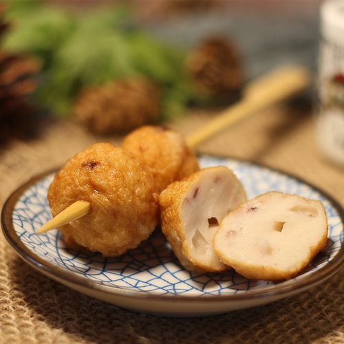 墨鱼鱼丸10串海润润鼎味泰关东煮食便利店罗森鱼丸