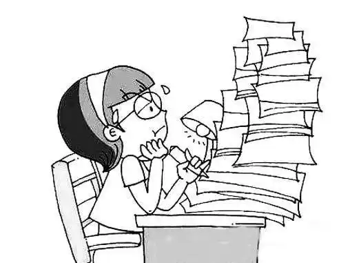 写作业简笔画 写作业简笔画图片