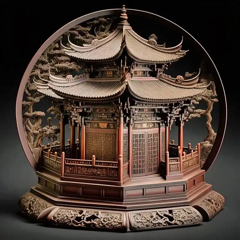 中式木雕艺术,传统建筑.#古建筑之美 #中国风 #传统文化  - 抖音