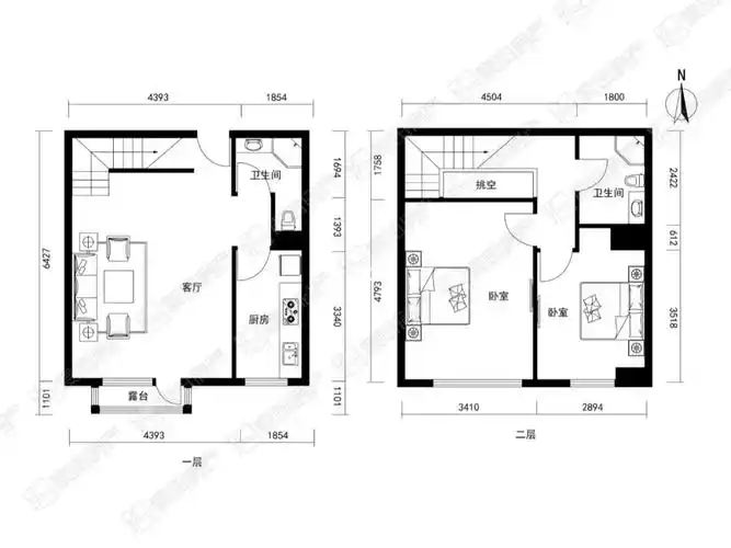 华侨城复式两室两厅两卫