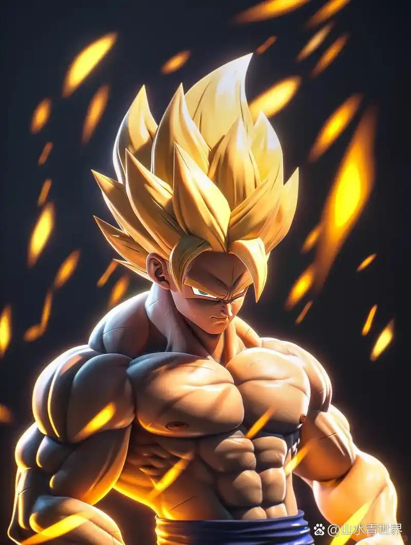 超级赛亚人悟空 | 这肌肉线条相当炸裂