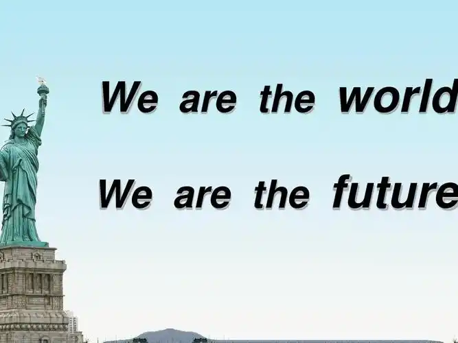 we are the world2ppt