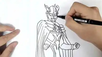 赛罗奥特曼简笔画儿童简笔画大全奥特曼这是一组奥特曼的简笔画的内容