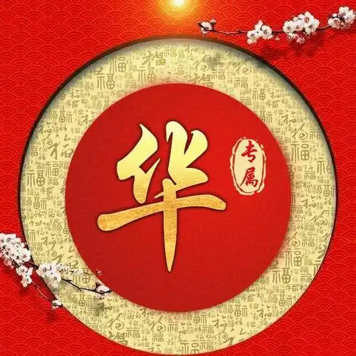 精美中国风百家姓图像定制,高端大气上档次,微信qq换上新头像吧