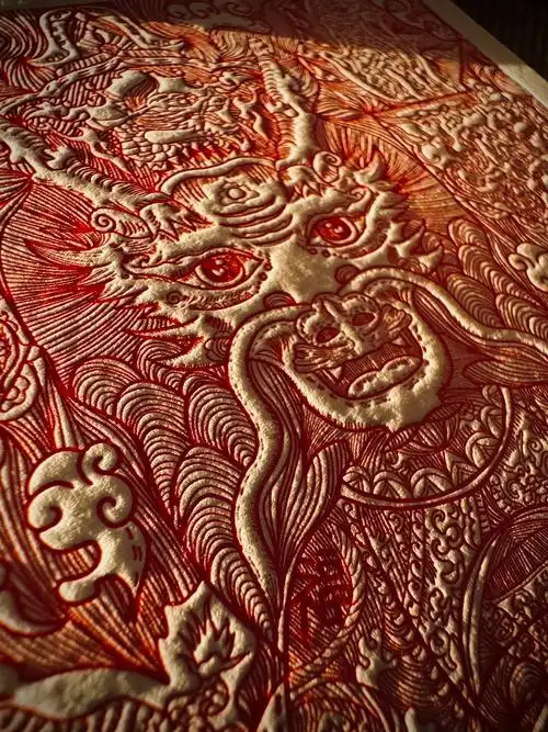 龙行天下 凸版印刷 质感满满