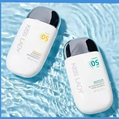 卡诗兰小胖墩水感清爽隔离防晒霜采洁焕颜补水提亮高倍防晒霜