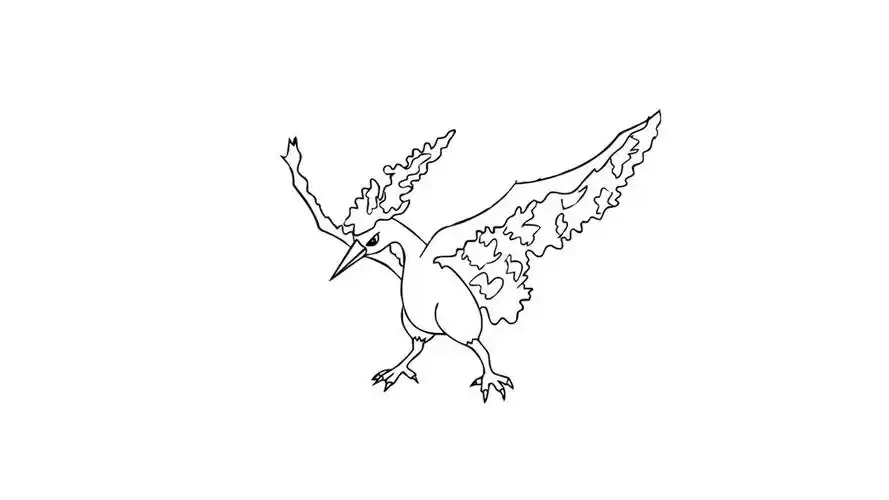 怎么画火焰鸟