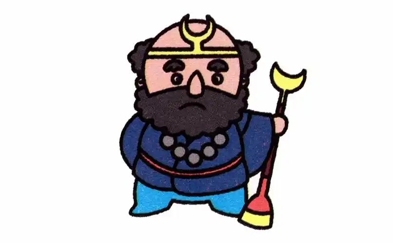 西游记沙僧简笔画画法教程2021-12-0416人物简笔画卡通人物简笔画作品