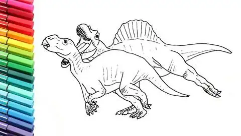 泡泡颜色乐园 第2集 简简单单画个异齿龙: 简简单单画个异齿龙