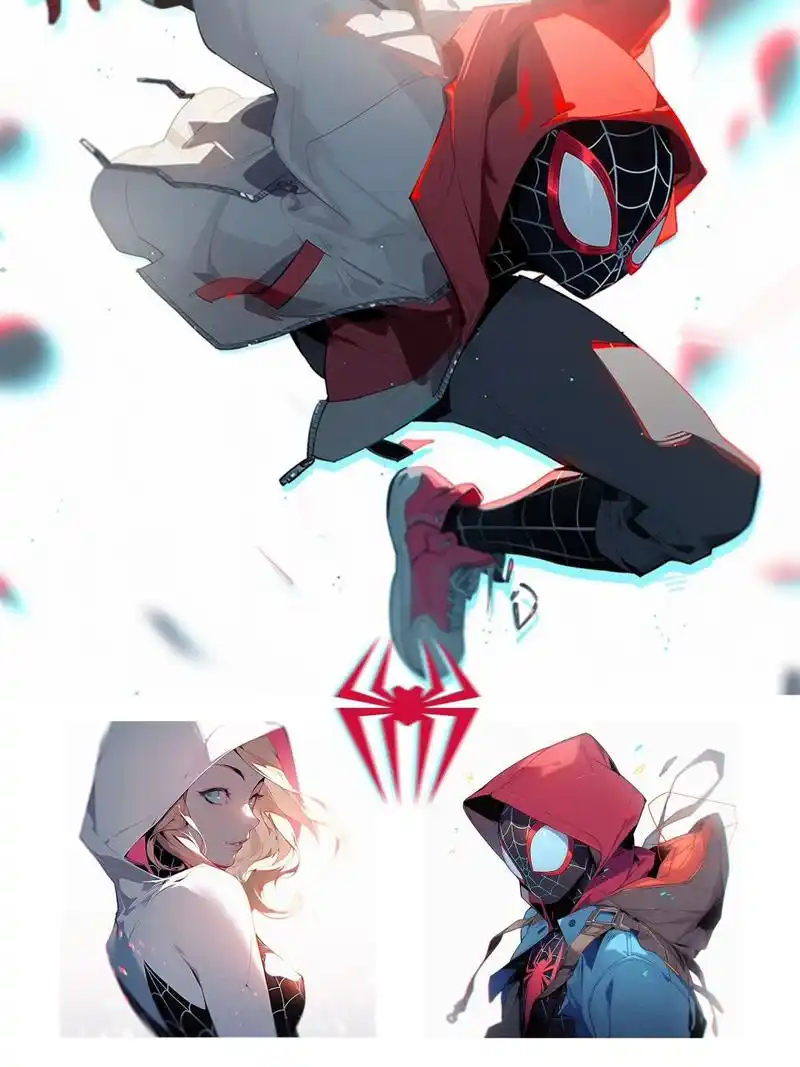 超好看的头像分享左滑大图 弄了一组超好看的蜘蛛侠头像,希望大家会