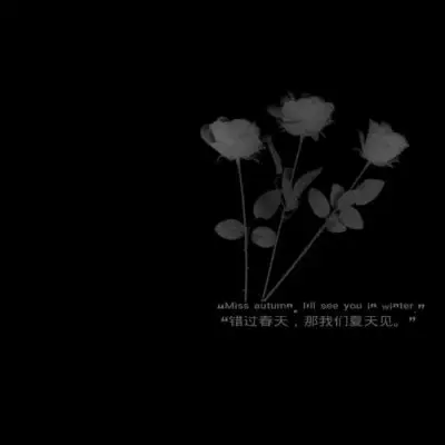 祁宋ins风黑色系背景图_风景静物头像_我要个性网