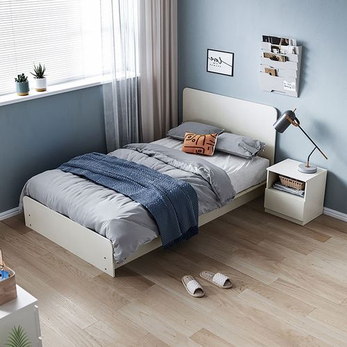 【尖货爆款】北欧简约网红榻榻米床落地板式床小户型主卧家具