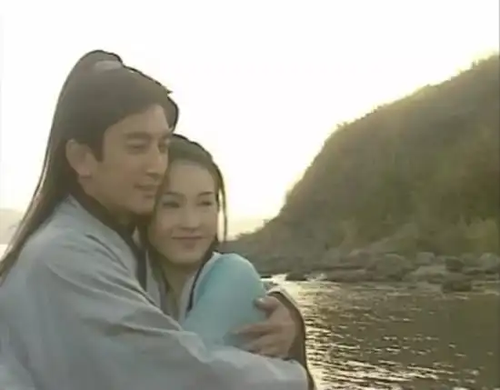 《倚天屠龙记》赵敏 张无忌   虽然黎姿的"赵敏"男装扮相比不上